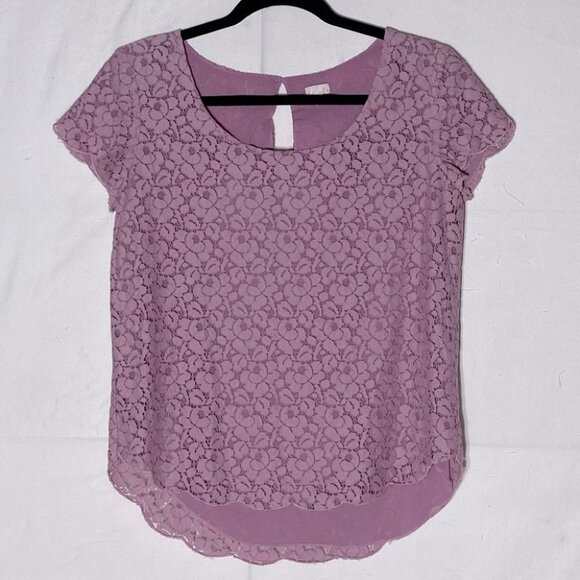 5/$25 Aritzia talula purple lace blouse S - Picture 13 of 13